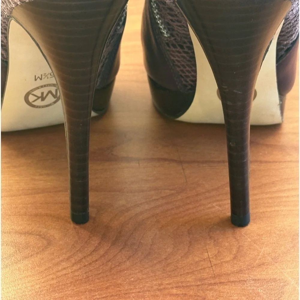Michael Kors York booties size 5.5 dark slate (purple) brand new in box.